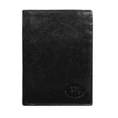 Pierre Andreus Luxusní pánská kožená peněženka černá Andreus