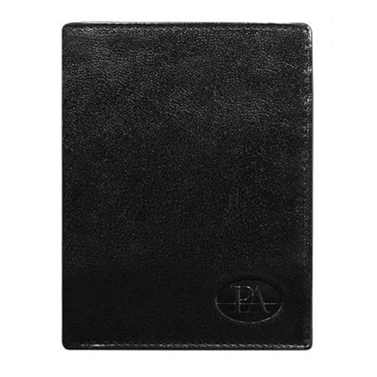 Pierre Andreus Luxusní pánská kožená peněženka černá Pietro