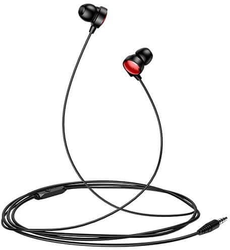 USAMS EP-40 In-Ear Stereo 1.2m Headset 3,5mm Red (HSEP4002)