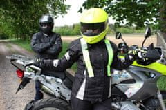 Cappa Racing Bunda moto dámská CORDURA textilní čená/šedá S