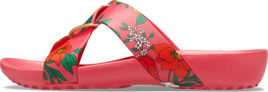 Crocs dámské pantofle Serena Printed CrossBand Slide W (206434-97E)