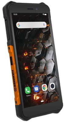 myPhone Hammer Iron 3, odolný, vodotěsný, velká výdrž baterie, úsporný operační systém Android 9.0 Go