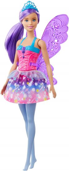 Mattel Barbie Kouzelná víla fialová křídla
