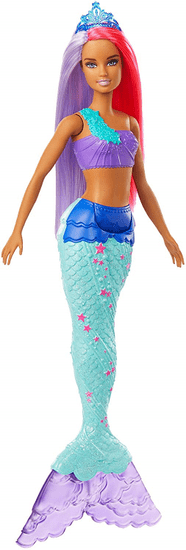 Mattel Barbie Kouzelná mořská víla vlasy fialově-červené