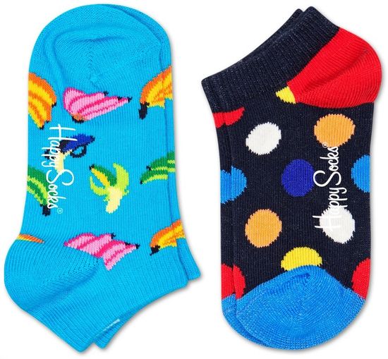 Happy Socks dětské ponožky 2-Pack Big Dot Low Socks