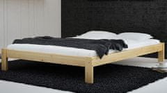 Importworld Dřevěná postel Naliano 120x200 + rošt ZDARMA - borovice