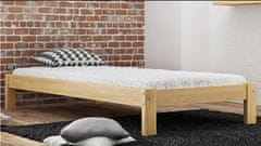 Importworld Dřevěná postel Naliano 90x200 + rošt ZDARMA - borovice