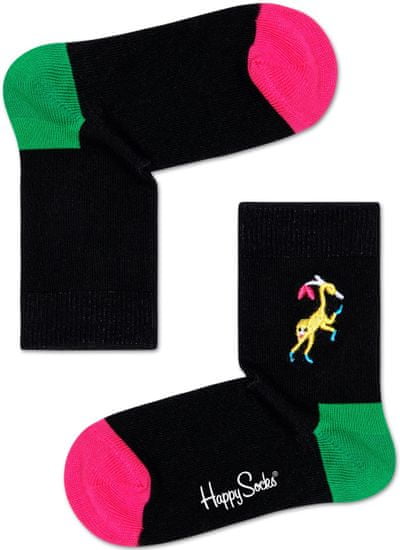 Happy Socks dívčí ponožky Monkey Embroidery Sock