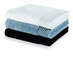 Möve LOFT ručník šedo-modrý 30 x 30 cm +