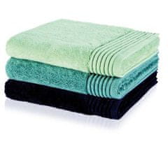 Möve LOFT ručník modrý-arctic 30 x 30 cm