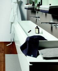 Möve PIQUÉE ručník s waflovým vzorem 70 x 140 cm šedý