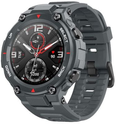 Chytré hodinky Amazfit T-Rex, odolné, vojenský standard, vodotěsné, multi sport, sportovní, GPS, Glonass, AMOLED displej, na plavání,dlouhá výdrž baterie