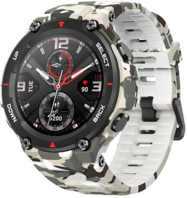 Chytré hodinky Amazfit T-Rex, odolné, vojenský standard, vodotěsné, multi sport, sportovní, GPS, Glonass, AMOLED displej, na plavání,dlouhá výdrž baterie