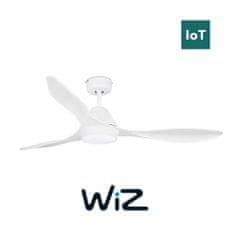 FARO Barcelona POLARIS LED 33346W 52“ bílá/bílá Reverzní stropní ventilátor WiZ