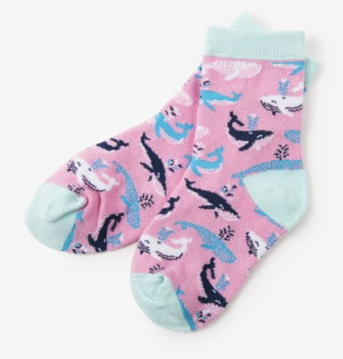 Little Blue House dětské ponožky Pretty Whales