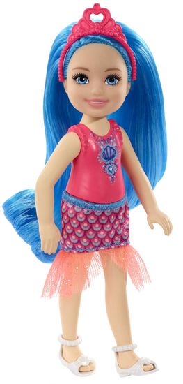 Mattel Barbie Pohádková Chelsea modré vlasy