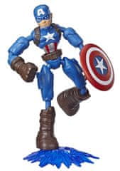 Avengers Hasbro figurka Bend and Flex Captain America