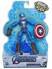 Avengers Hasbro figurka Bend and Flex Captain America