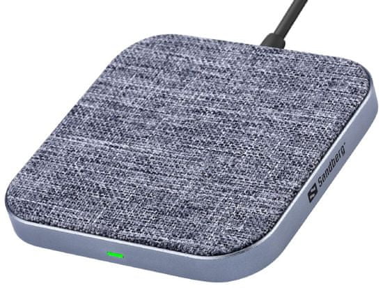 Sandberg Wireless Charger Pad 15 W bezdrátová nabíječka Qi 441-23