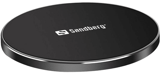 Sandberg Wireless Charger Pad 10 W Alu bezdrátová nabíječka Qi 441-21
