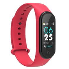 NEOGO SmartBand MS4, fitness náramek, červený