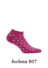 Gemini Dámské vzorované kotníkové ponožky Wola Perfect Woman W81.01P bílá 39-41