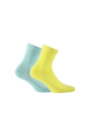 Gemini Dámské hladké ponožky Wola Perfect Woman W 8400 žlutá 39-41