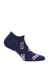 Gemini Pánské kotníkové ponožky Wola Perfect Man Casual W91.N01 oranžová 42-44