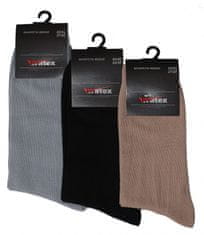 Gemini Pánské ponožky k obleku Bratex Weel bílá 25-26
