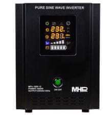 MHpower Napěťový měnič MPU-1600-12 12V/230V, 1600W, funkce UPS, čistý sinus