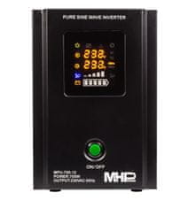 MHpower Napěťový měnič MPU-1600-12 12V/230V, 1600W, funkce UPS, čistý sinus