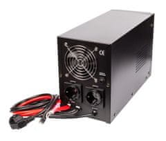 MHpower Napěťový měnič MPU-700-12 12V/230V, 700W, funkce UPS, čistý sinus