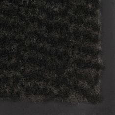 Greatstore Protiprachová obdélníková rohožka všívaná 80x120cm černá