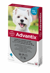 Bayer Advantix pro psy spot-on pes 4-10kg 1x1 ml
