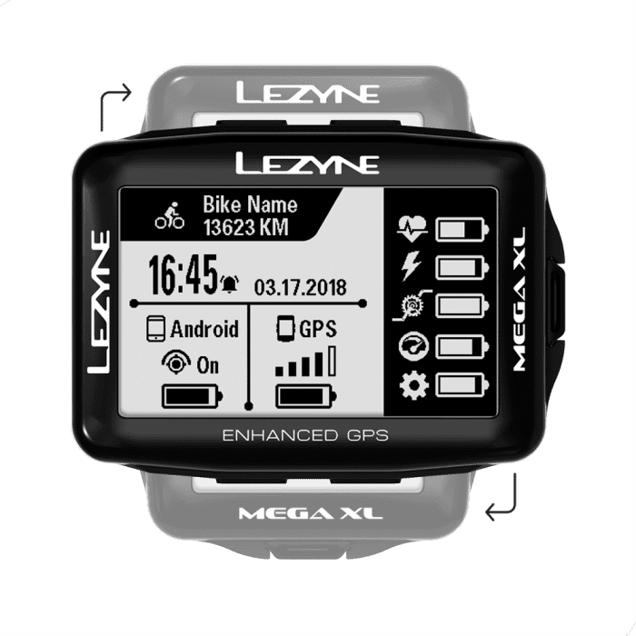 Lezyne Mega XL GPS Black - použité