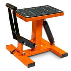 Hydraulický montážní stojan CROSS pod moto - oranžový