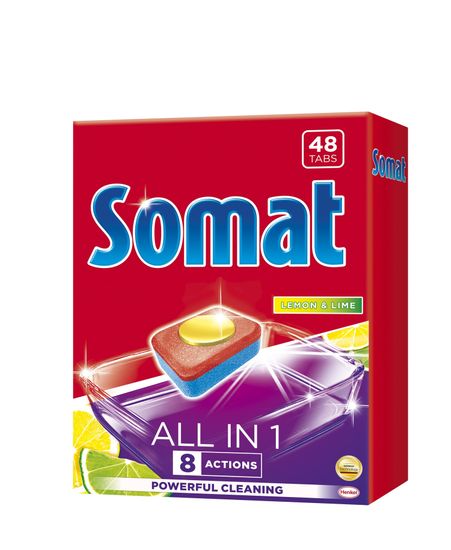 Somat All in One Lemon&Lime 48 tablet do myčky