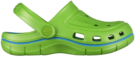 Coqui Chlapecká obuv JUMPER 6353 Lime/Sea blue 6353-100-1447