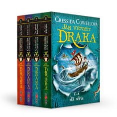 Cressida Cowellová: Jak vycvičit draka: 5.–8. díl série (box)