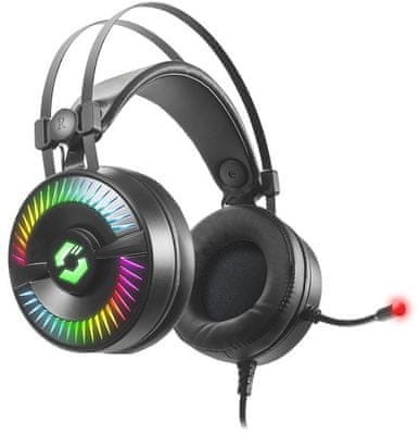 Gamer fejhallgató Speedlink Quyre Maxter, 7.1 (SL-860006-BK) minőségi sztereó hangzás, élénk basszusok, 50 mm meghajtók