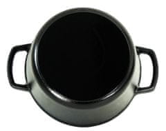 Kela Pekáč litinový s poklicí CALIDO 26 cm černá