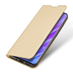 Dux Ducis Skin Pro knížkové kožené pouzdro na Samsung Galaxy S20 Plus, zlaté