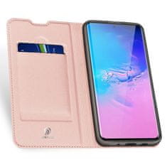 Dux Ducis Skin Pro knížkové kožené pouzdro na Samsung Galaxy S20 Ultra, růžové
