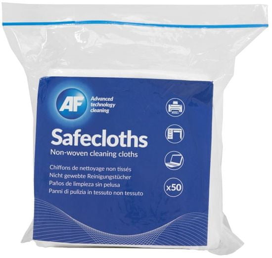AF Safecloth - Ubrousky z netkané textilie nepouštějící vlákna (50 ks) ASCH050