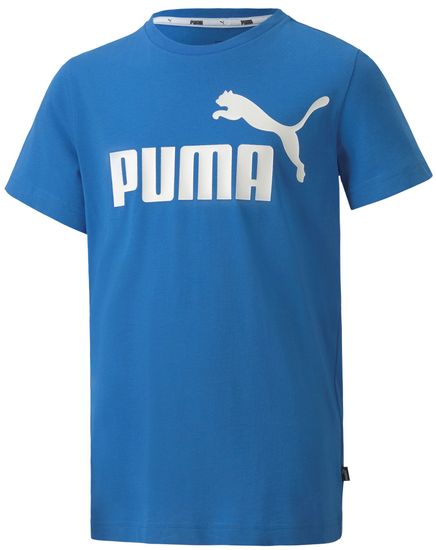 Puma chlapecké tričko ESS Logo Tee B Palace Blue
