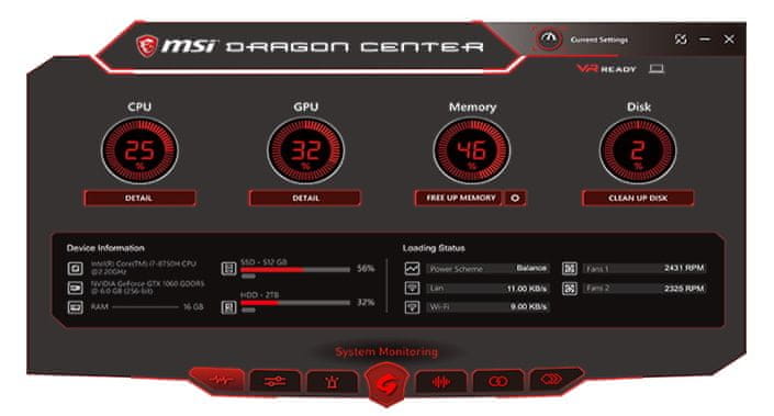 herníNotebook MSI GT76 Titan DT 9SG-236CZ Full HD 32GB DDR4 generace Coffee Lake vyšší pracovní frekvence nová architektura nárůst výkonu