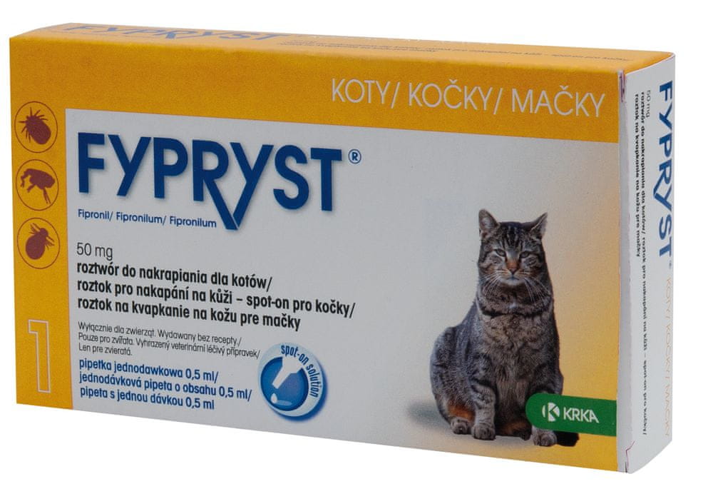 Levně Fypryst spot-on kočka 1x0,5 ml