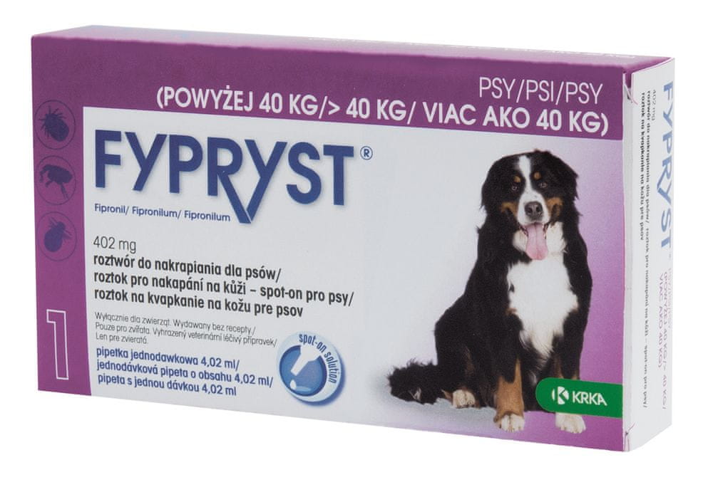 Levně Fypryst spot-on XL pes nad 40 kg, 1x4,02 ml