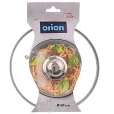 Orion Poklice skleněná pr. 20 cm nerez úchyt