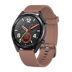 BStrap Silicone Bredon řemínek na Huawei Watch GT/GT2 46mm, brown